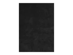 Alfombra HUARTE de pelo corto suave y lavable negra 240x340 cm Negro