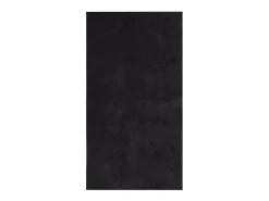Alfombra HUARTE de pelo corto suave y lavable negra 80x150 cm Negro Best