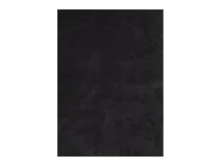 Alfombra De Cocina-Alfombra HUARTE de pelo corto suave y lavable negra 200x280 cm Negro