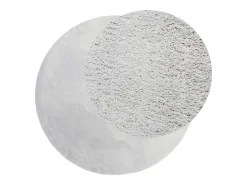 Discount Alfombra HUARTE de pelo corto suave y lavable, , Ø 160 cm Gris