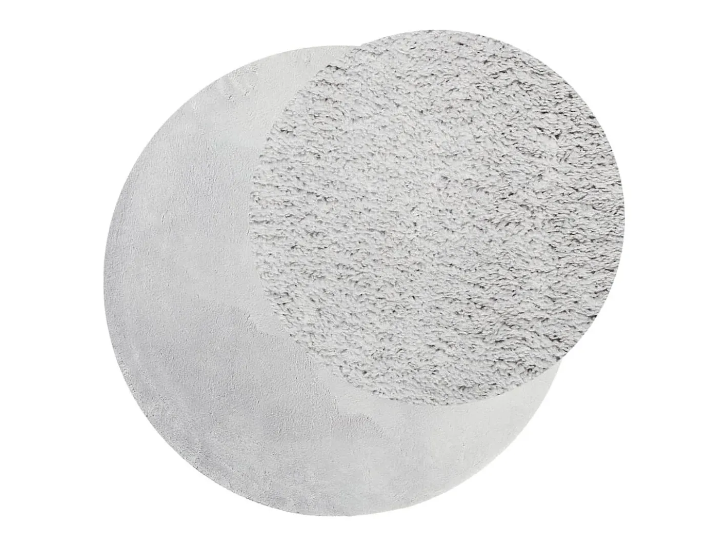 Discount Alfombra HUARTE de pelo corto suave y lavable, , Ø 160 cm Gris