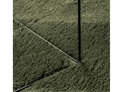 Alfombra De Cocina-Alfombra HUARTE de pelo corto suave y lavable color bosque 100x200 cm Verde