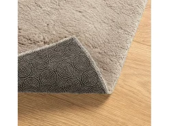 Alfombra De Cocina-Alfombra HUARTE de pelo corto suave y lavable, color arena, 60x110 cm Marru00f3n