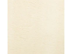 Sale Alfombra HUARTE de pelo corto suave y lavable color crema 120x120 cm Blanco