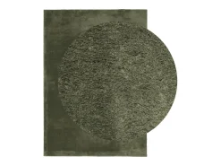 Discount Alfombra HUARTE de pelo corto suave y lavable color bosque 160x230 cm Verde