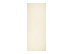 Alfombra HUARTE de pelo corto suave y lavable color crema 80x200 cm Blanco