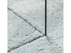 Alfombra De Cocina-Alfombra HUARTE de pelo corto suave y lavable 80x250 cm Azul