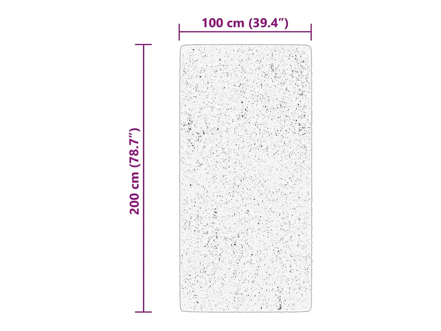 Alfombra De Cocina-Alfombra HUARTE de pelo corto suave y lavable 100x200 cm Beige