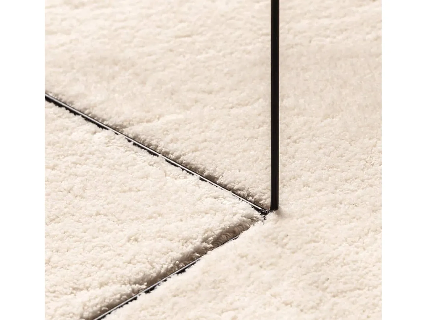 Alfombra De Cocina-Alfombra HUARTE de pelo corto suave y lavable 100x200 cm Beige