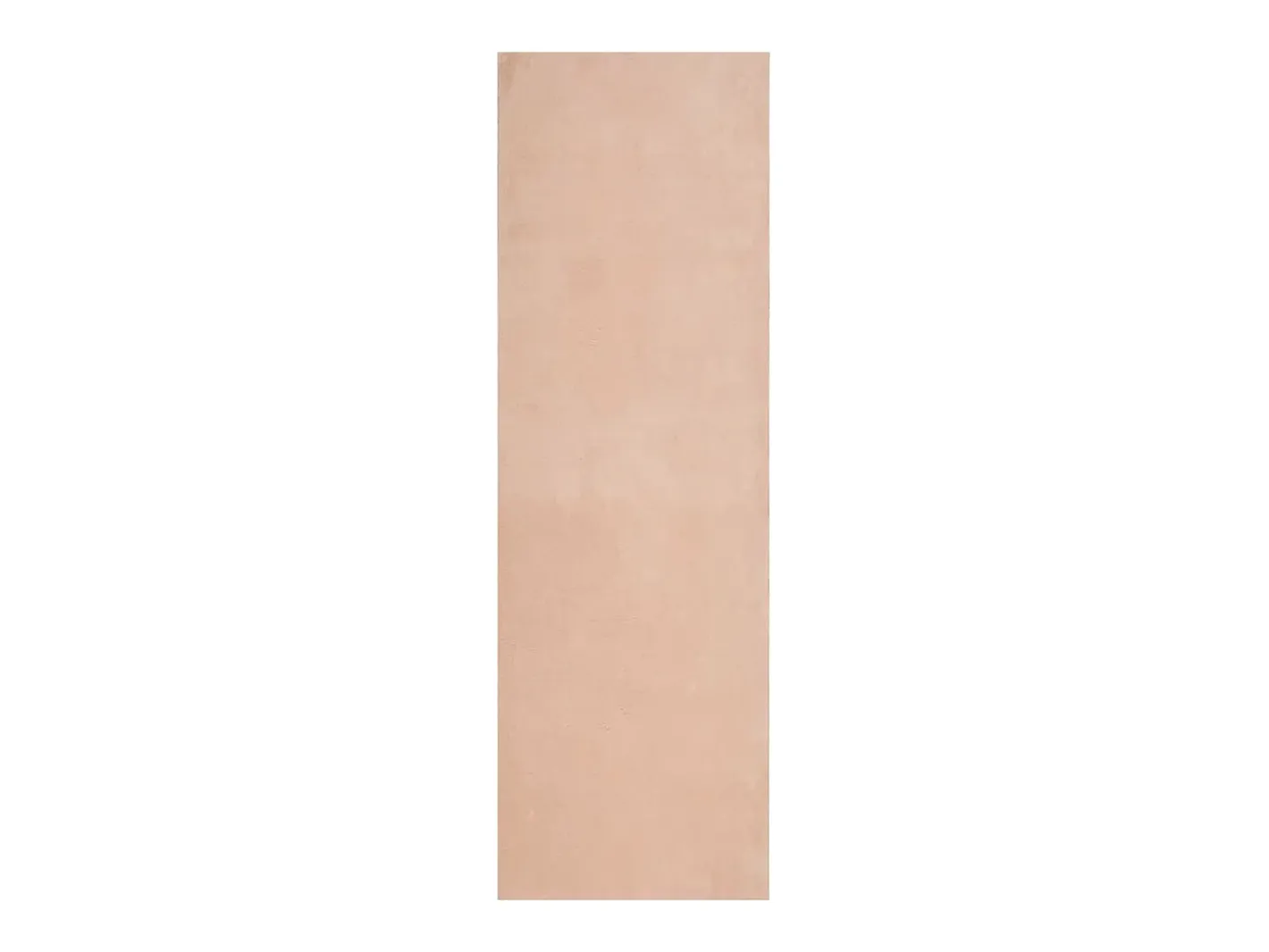Discount Alfombra HUARTE de pelo corto suave lavable rojo claro 80x250 cm Rosa