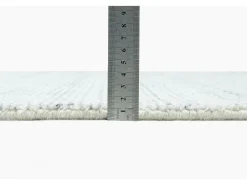 Hot Alfombra Hygge de viscosa y lana 70x140 cm plata Boston Plateado