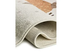 Alfombra Infantil-Alfombra infantil - perros salchicha - blanco - 120 x 170 cm - BEATS Blanco / Multicolor