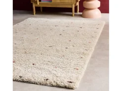 Sale Sweeek Alfombra infantil de lunares, alfombra interior y multicolor Crema