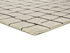 Alfombra De Salón-Alfombra interior - abstracto - - 200 x 290 cm - RETRO Blanco