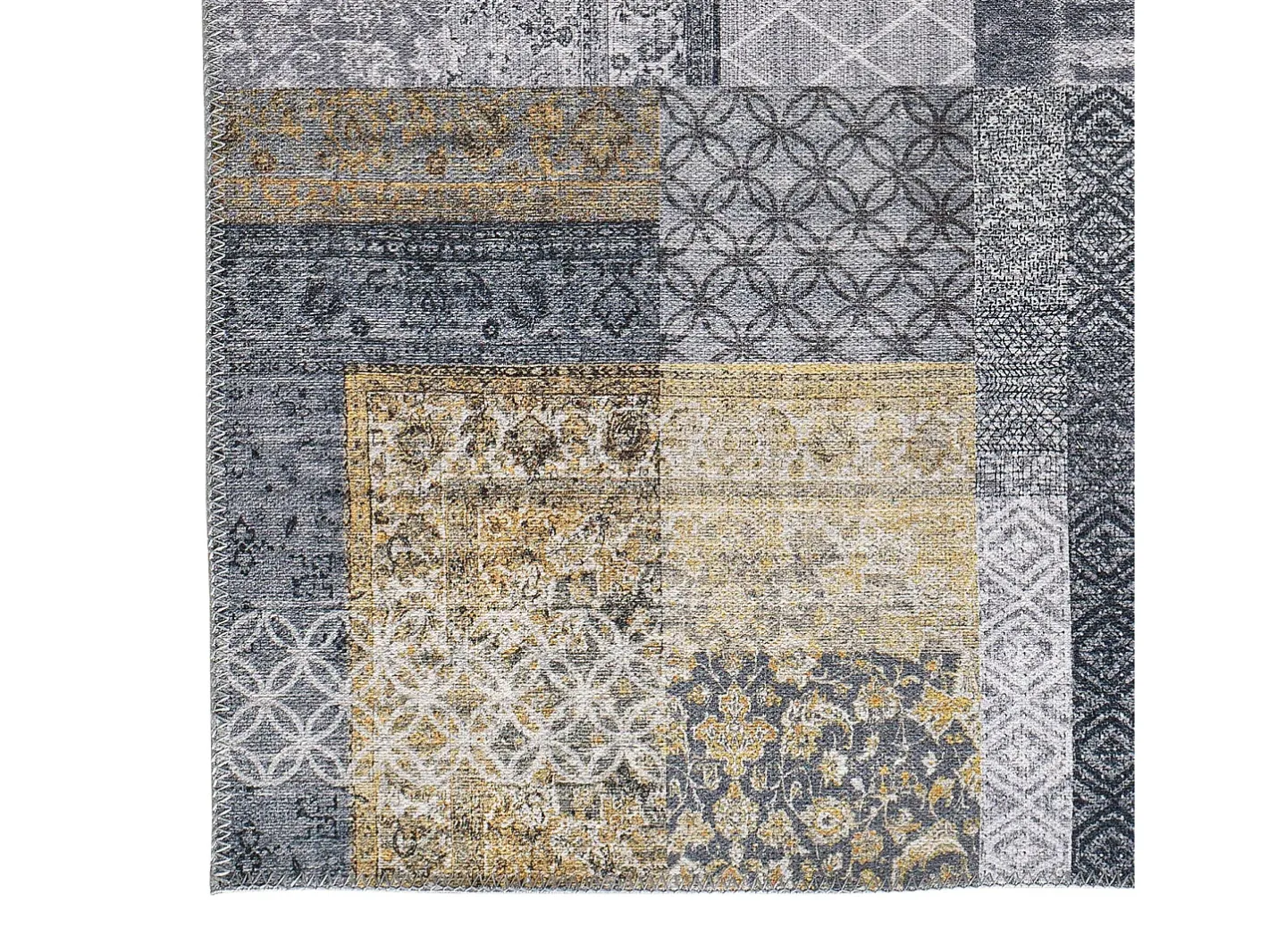 Alfombra De Salón-Alfombra interior - abstracto - - 80 x 150 cm - NEILA Gris