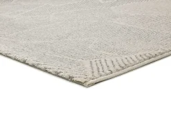 Alfombra interior - abstracto - beige / gris - 80 x 150 cm - PORTO Gris / Beige Clearance