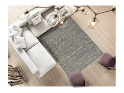 Alfombra interior - abstracto con relieve - - 160 x 230 cm - YEN Gris Clearance