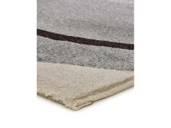 Alfombra interior - abstracto - beige / gris - 140 x 200 cm - LESSIA Gris / Beige Outlet