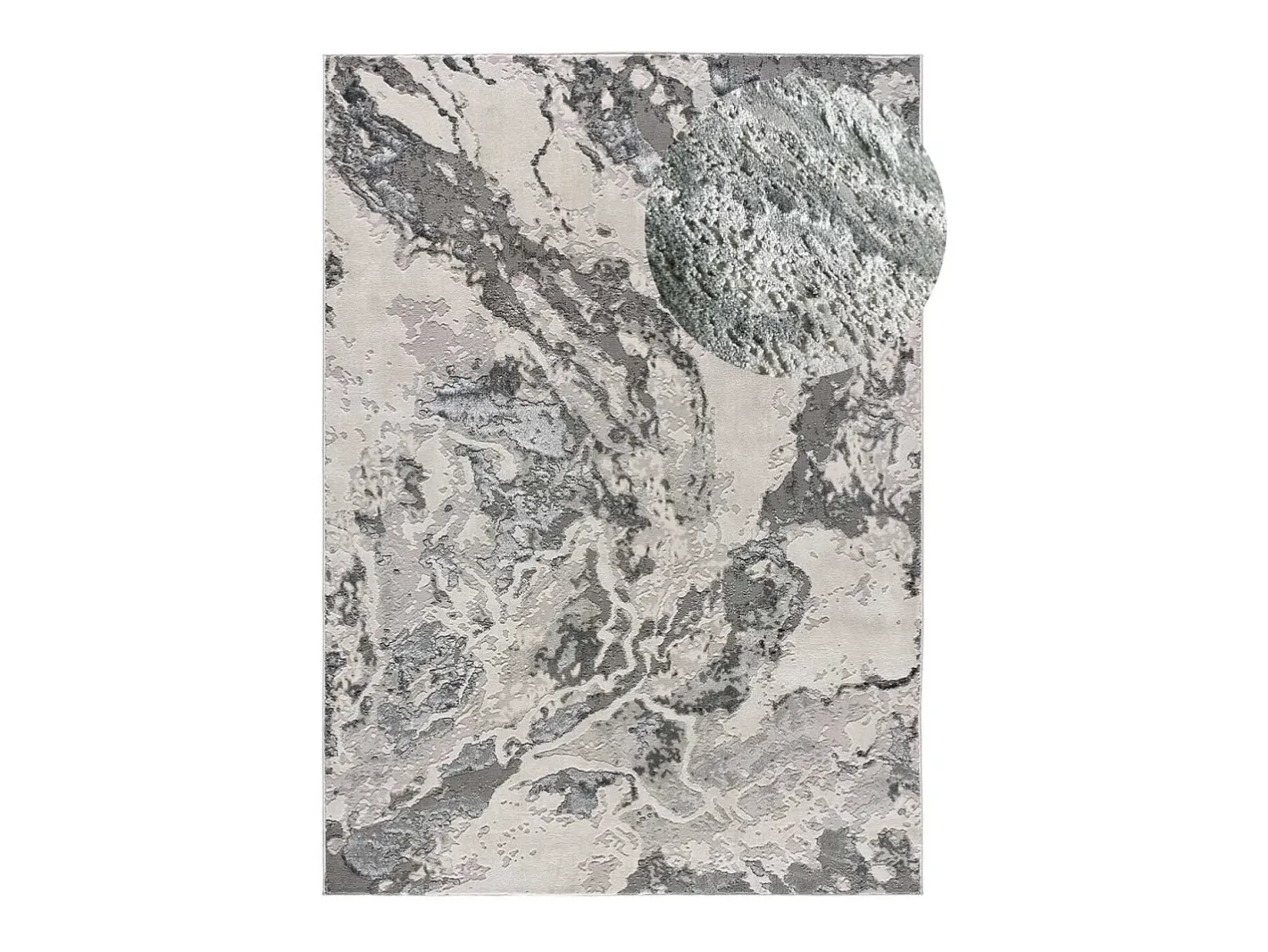 Alfombra interior - abstracto - - 80 x 150 cm - AGATA Gris