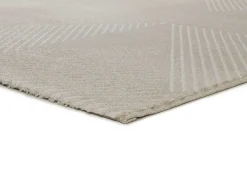 New Alfombra interior - abstracto - - 80 x 150 cm - HL-GEOMETRIC Crema