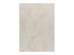 New Alfombra interior - abstracto - - 80 x 150 cm - HL-GEOMETRIC Crema
