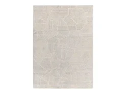 Online Alfombra interior - abstracto - beige / gris - 133 x 190 cm - PORTO Gris / Beige
