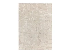 Alfombra interior - abstracto con relieve - - 80 x 150 cm - BARESA Beige Discount