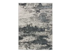 Outlet Alfombra interior - abstracto - - 80 x 150 cm - AGATA Gris