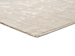 New Alfombra interior - abstracto con relieve - - 133 x 190 cm - BARESA Beige