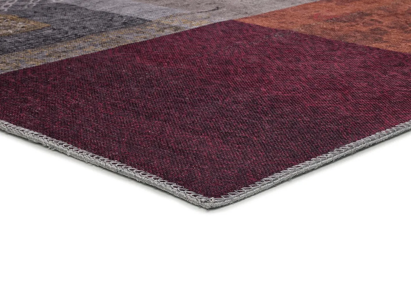 Alfombra De Salón-Alfombra interior - abstracto - gris - 80 x 150 cm - NEILA Multicolor