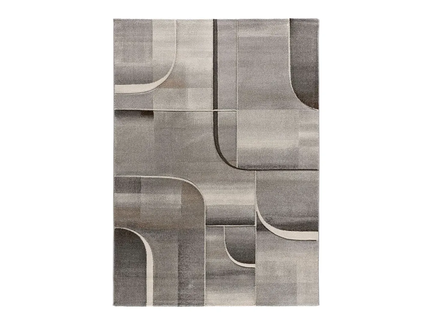 Discount Alfombra interior - abstracto - - 80 x 150 cm - MEDEL Gris
