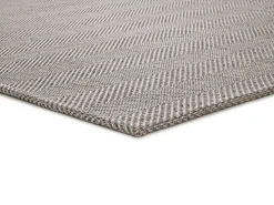 Alfombra De Salón-Alfombra interior - chevron - plata - 80 x 150 cm - ESPIGA Gris