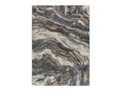 Alfombra De Salón-Alfombra interior - efecto mármol - - 160 x 230 cm - MARMOL ONDA Gris