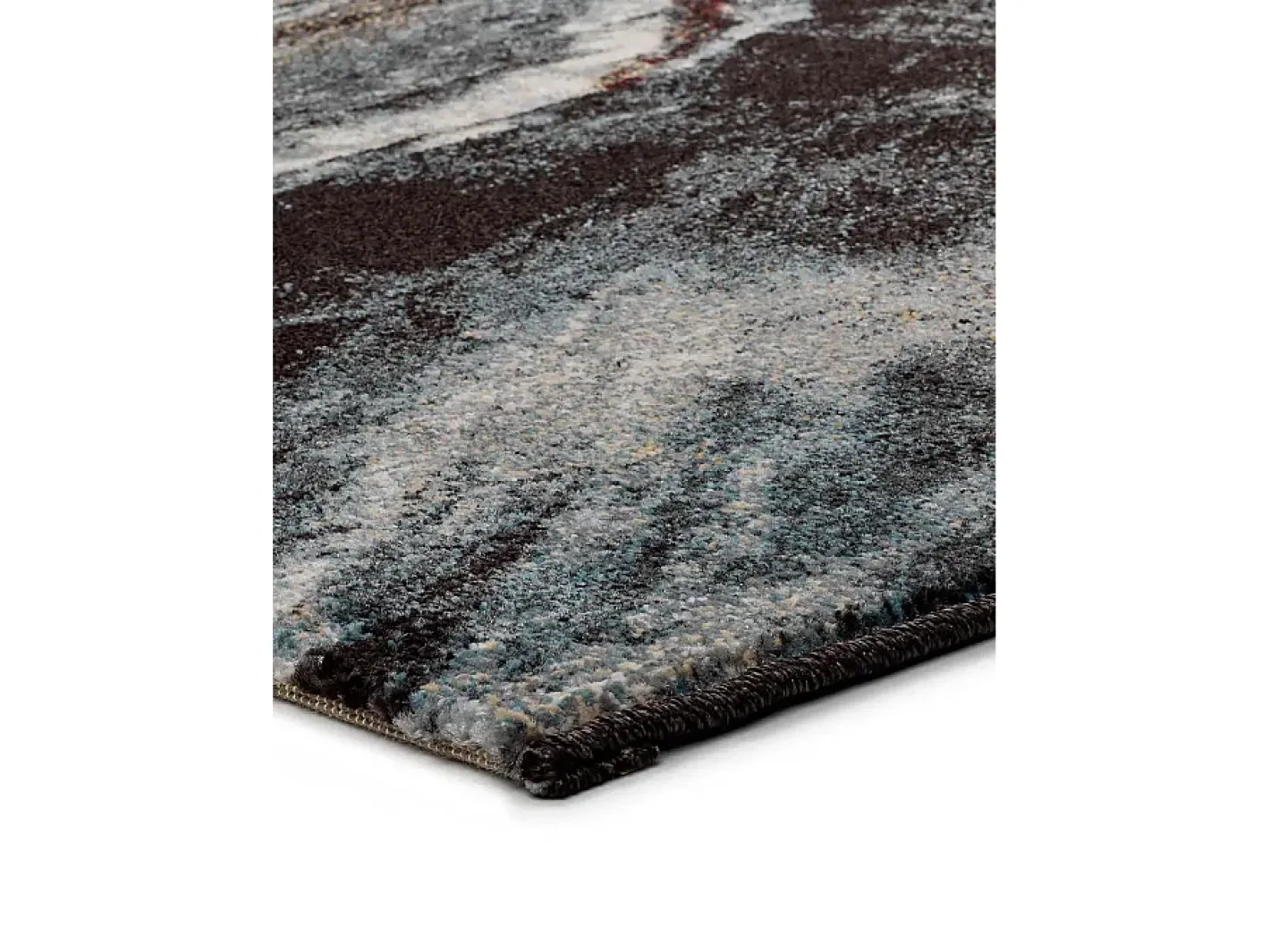 Alfombra interior - efecto mármol - - 80 x 150 cm - MARMOL MADERA Gris Discount