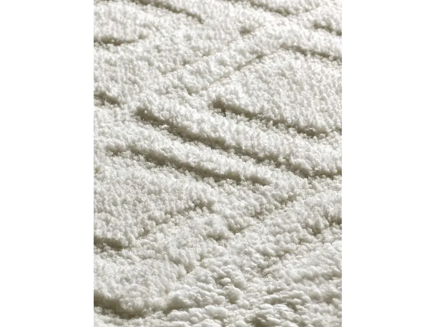 Alfombra De Salón-Alfombra interior - escandinavo con relieve - - 190 x 285 cm - JUNO Blanco