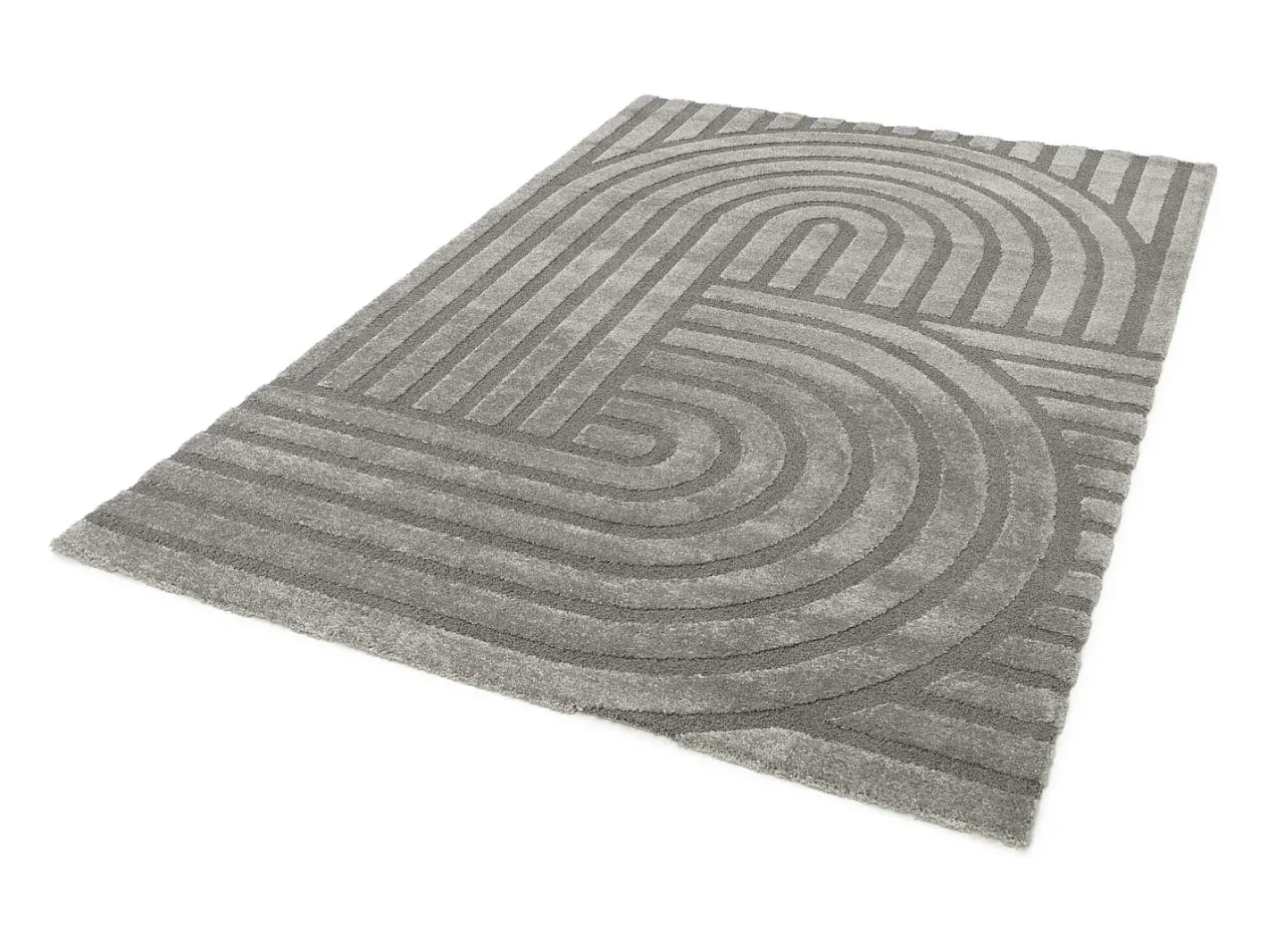 Alfombra De Salón-Alfombra interior - escandinavo - - 120 x 170 cm - SNOWY Gris