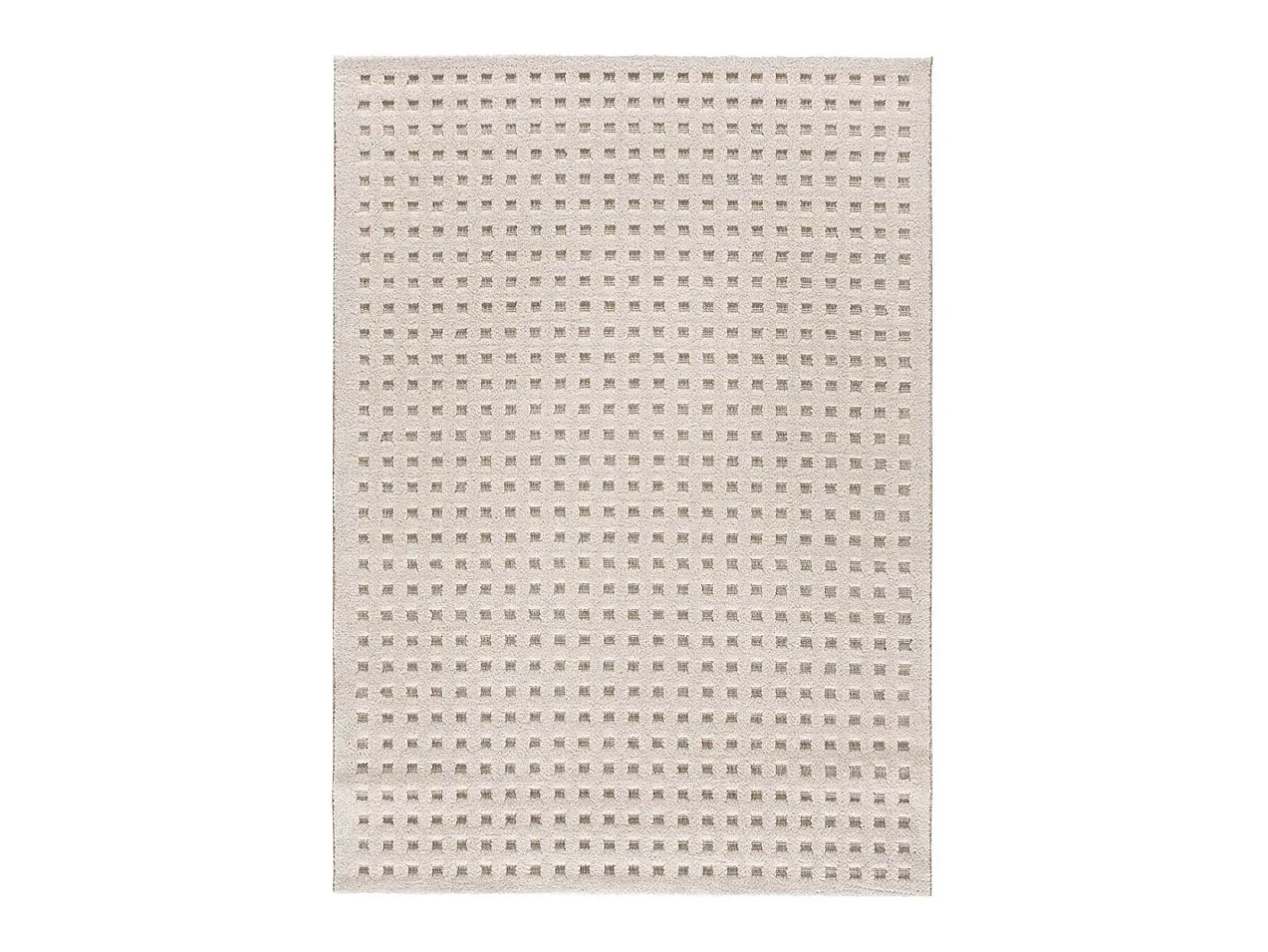 Alfombra De Salón-Alfombra interior - escandinavo con relieve - blanco - 120 x 170 cm - DIENA Beige