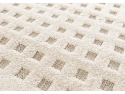 Alfombra De Salón-Alfombra interior - escandinavo con relieve - blanco - 120 x 170 cm - DIENA Beige