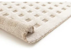 Alfombra De Salón-Alfombra interior - escandinavo con relieve - blanco - 120 x 170 cm - DIENA Beige