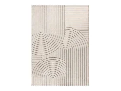 Sale Alfombra interior - escandinavo con relieve - blanco - 120 x 170 cm - DIENA Beige