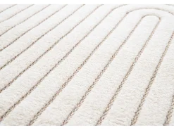 Sale Alfombra interior - escandinavo con relieve - blanco - 120 x 170 cm - DIENA Beige