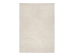 Outlet Alfombra interior - escandinavo con relieve - - 160 x 230 cm - LINA Blanco