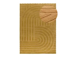 Alfombra interior - escandinavo - mostaza - 80 x 150 cm - SNOWY Amarillo Online