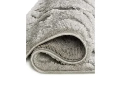 Alfombra interior - escandinavo con relieve - gris - 126 x 190 cm - JUNO Gris claro New