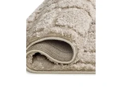 Alfombra De Salón-Alfombra interior - escandinavo con relieve - piedra - 126 x 190 cm - JUNO Topo