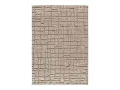 Alfombra De Salón-Alfombra interior - escandinavo con relieve - piedra - 126 x 190 cm - JUNO Topo