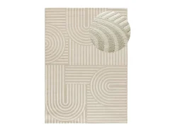 Alfombra interior - escandinavo - - 133 x 190 cm - ZEN Blanco Clearance