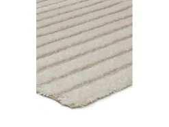 Alfombra De Salón-Alfombra interior - escandinavo con relieve - - 120 x 170 cm - LINA Blanco