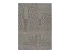 Alfombra De Salón-Alfombra interior - escandinavo con relieve - - 80 x 150 cm - LINA Gris