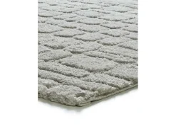Alfombra De Salón-Alfombra interior - escandinavo con relieve - gris - 190 x 285 cm - JUNO Gris claro